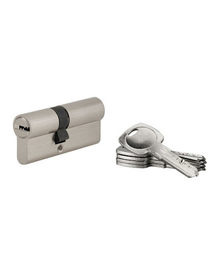 SP Souliotis Security Cylinder Lock Tiger 6 Dynamic 95mm (45-50) with 5 Silver Keys