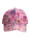 Kids' Hat Jockey Fabric Fuchsia