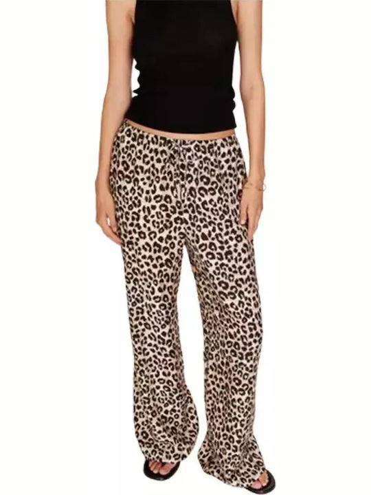 Damen Stoff Hose Beige
