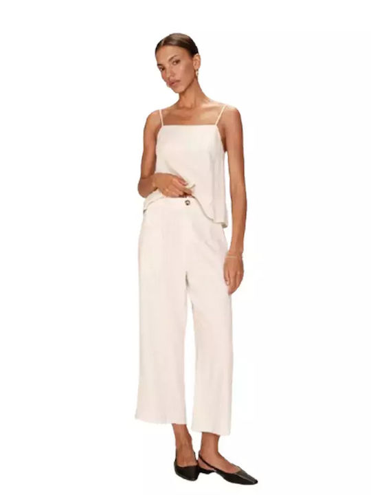 Damen Stoff Hose Beige