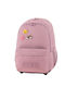 Polo Backpack Double Scarf Pins School Bag Backpack Junior High-High School Lilac with Water Bottle Holder 20Liters 2025