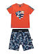 Kids' Set with Shorts Summer 2pcs Orange