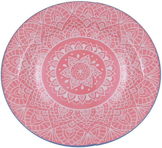 Sidirela Terra Plate Desert made of Porcelain Pink 20cm