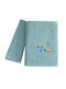 Astron Italy Set of Baby Towels 2pcs Jurassic Blue Weight 480gr/m²