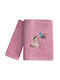 Astron Italy Set Babyhandtücher 2 Stück Rosa Unicorn Gewicht 480gr/m²