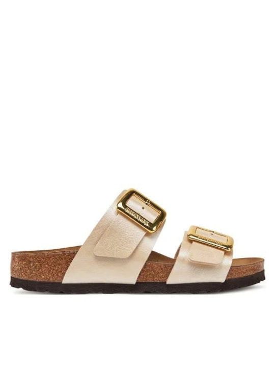 Birkenstock Sydney Flache Sandalen Für Damen Beige