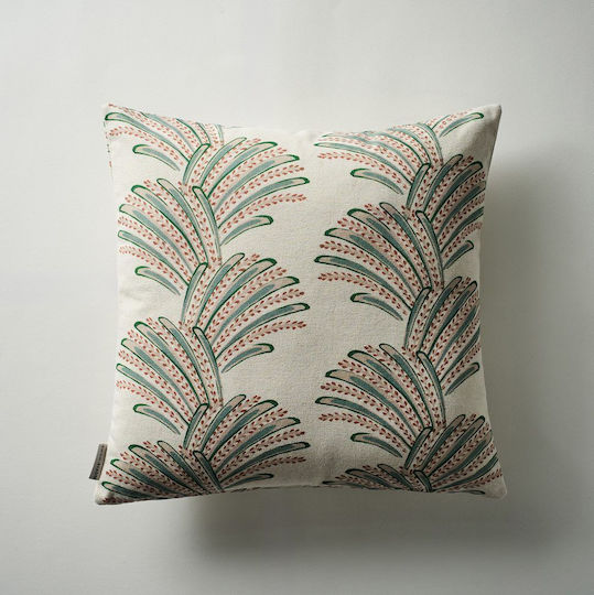 Gofis Home Dekorativer Kissenbezug Frisches Türkis 43x43cm
