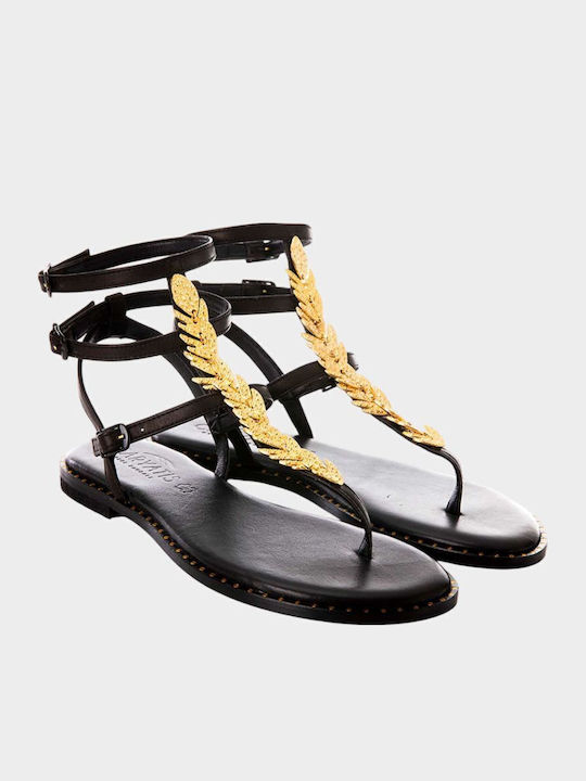 Caryatis Anatomic Σανδάλια Black
