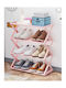 Stoff Schuhschrank 42x18.5x49.5cm