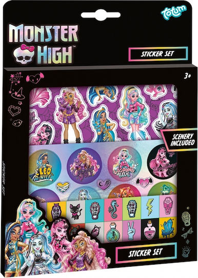 Sticker Set Totum Monster High 4 Pieces