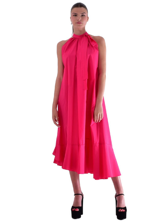 Hochzeits - Taufkleid Fuchsie