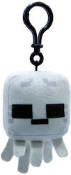 Μπρελόκ Ghast Minecraft Λευκό Λούτρινο 8cm