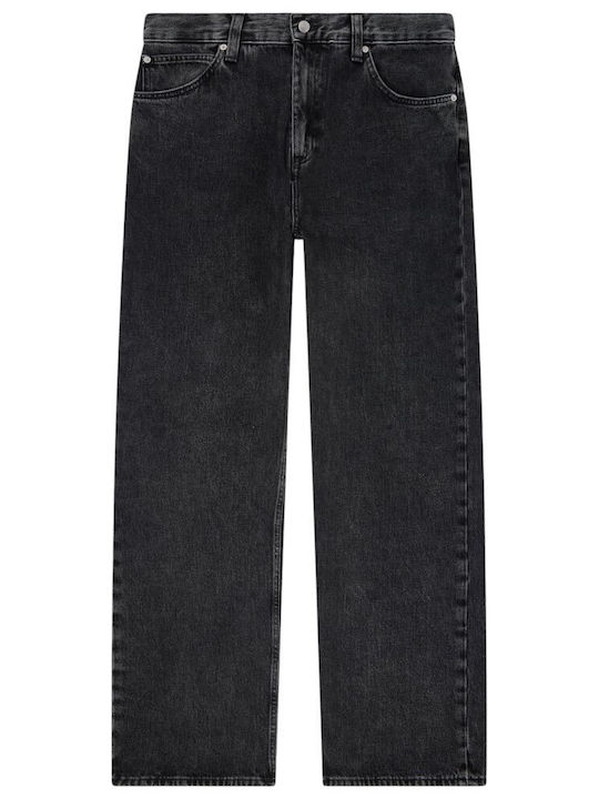 Edwin Ανδρικό Παντελόνι Τζιν Loose Fit Straight Μαύρο