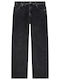 Men's Jeans Pants with Loose Straight Fit Black