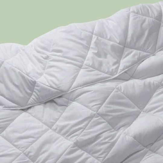 SpitiBazaar Κουβερλί Ξενοδοχείου Μονό M240xΠ160εκ. Λευκό