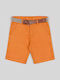Kids' Shorts/Bermudas Fabric Light Brown