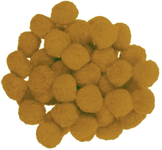 Pom Poms Culoare Bej Deschis 50 Bucăți Dimensiune 25 Mm I-mondi * C