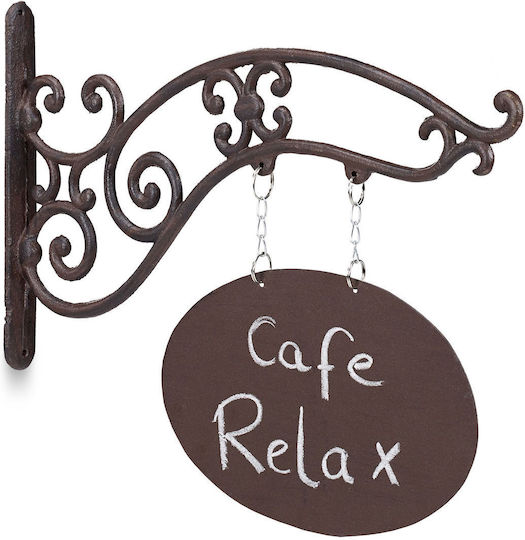 Wall Decor Customizable Banner Dimensions 32 X 43 X 3 Cm Relaxdays