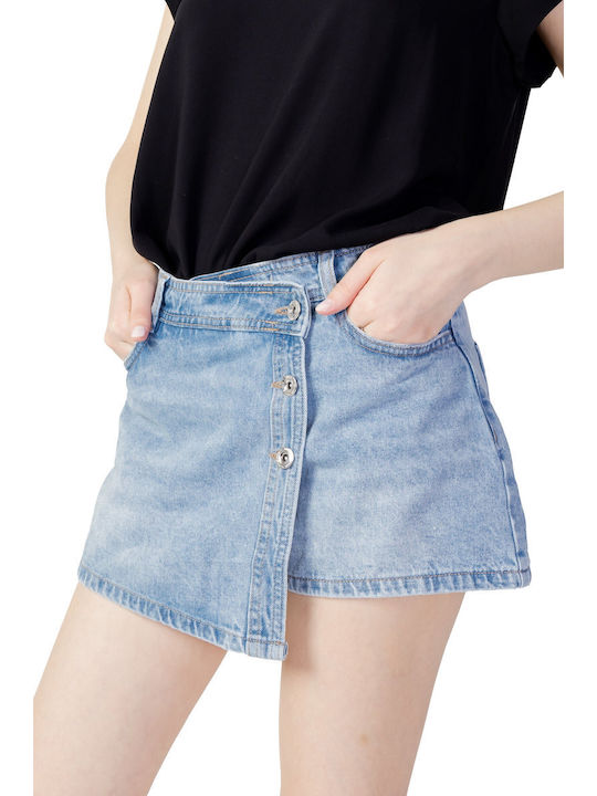 Only Damen Rock-Shorts Hellblau