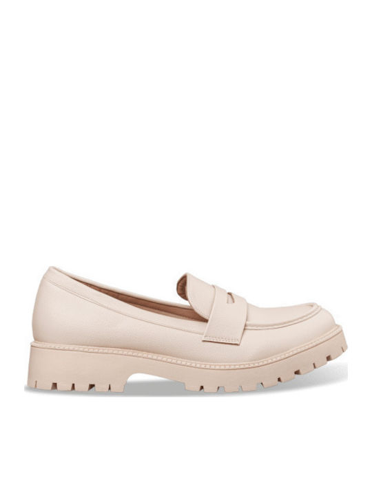 Γυναικεία Loafers σε Λευκό Χρώμα