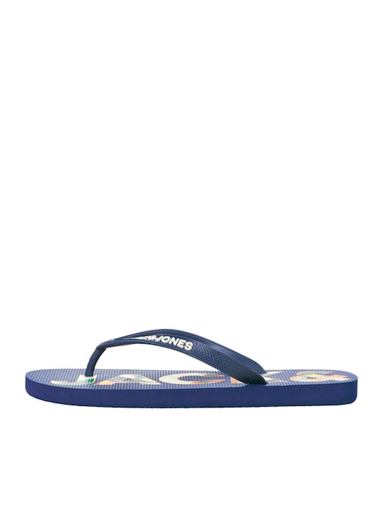 Jack & Jones Ανδρικά Flip Flops Μπλε