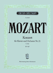 W.a.mozart Konzert Fur Klavier Und Orchester Nr 21 C-dur Kv 467 Εκδόσεις Breitkopf