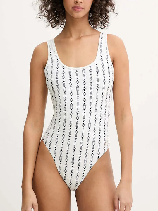 Tommy Hilfiger Ein Stück Badeanzug Ivory