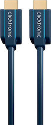 Clicktronic HDMI 2.1 HDMI male - HDMI male 1.5m Μπλε Clicktronic HDMI 2.1 HDMI male - HDMI male 1.5m Μπλε
