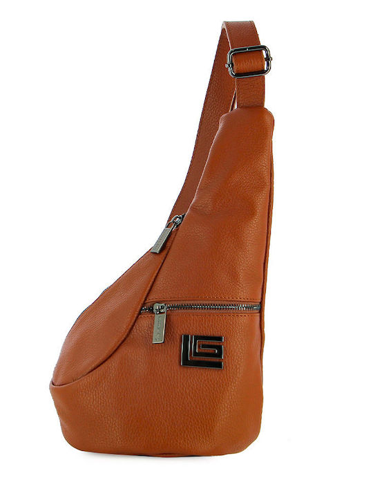 Guy Laroche Leather Men's Bag Shoulder Crossbody Tabac Brown 135-003 - Main Image