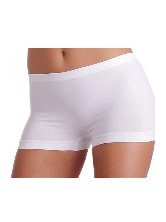 Gatta Boxer Nahtlose Weiße Damen-Slips