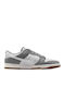 Dunk Low Retro Sneakers Grey Leather
