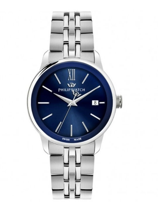 Philip Watch Uhr Batterie mit Metallarmband Philip Watch Uhr Batterie mit Metallarmband