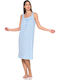 Clio Lingerie Nightgown Maternity Sky Blue