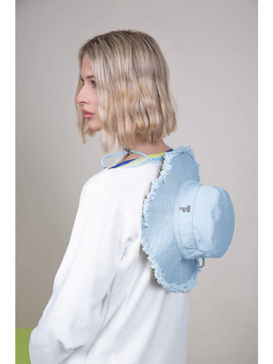 Feel & Touch Fabric Women's Hat Light Blue