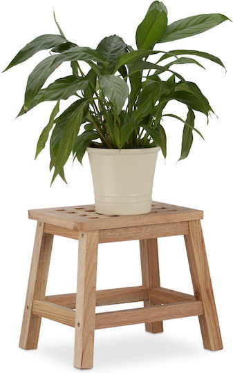 Taburet Din Lemn Pentru Exterior 29.5x22x25.5cm