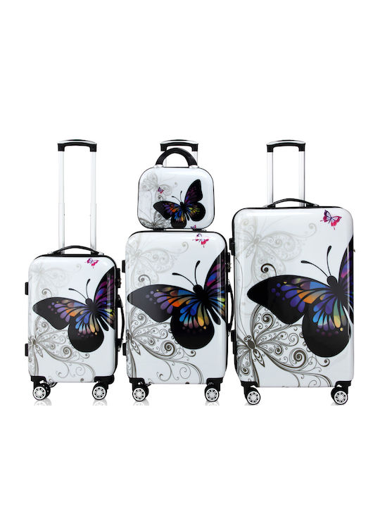 Комплект куфари Monzana от поликарбонат Exopack многоцветен 4 части 23 X 30 X 14 см 56 X 37 X 23 см 68 X 43 X 27 см 75 X 49 X 29 см Комплект куфари Monzana от поликарбонат Exopack многоцветен 4 части 23 X 30 X 14 см 56 X 37 X 23 см 68 X 43 X 27 см 75 X 49 X 29 см