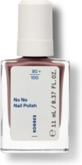 Korres No No Glossy Βερνίκι Νυχιών Μακράς Διαρκείας 66 Prune 11ml