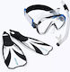 Aqualung Compass Snorkeling Set Black White Size S