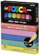 Set 7 Markere Posca Pc3m Vârf Fin Culori Pastelate
