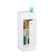 Relaxdays Cabinet de baie L80xA30.5xÎ30.5cm Alb