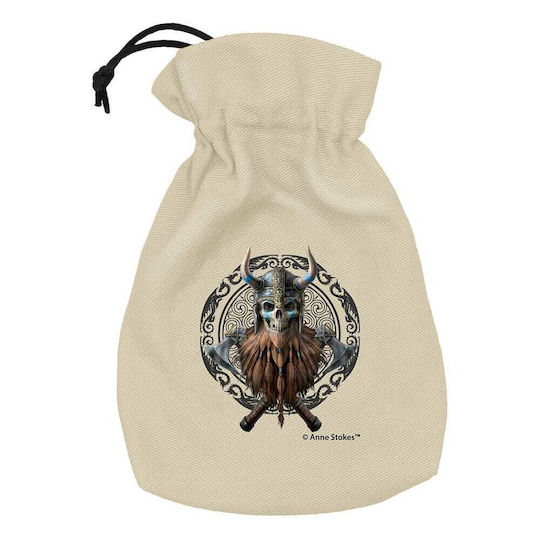 Q Workshop Anne Stokes Viking Skull Dice Pouch