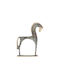 Decorative Horse made of Metal 22x17cm 1pcs