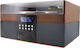 Soundmaster PL910 Turntables with Preamp and Built-in Speakers Brown