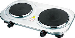IdeaKitchen Countertop Burner Emaille Double Inox IdeaKitchen Countertop Burner Emaille Double Inox