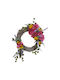 Wreath with Branches Decorated with Gerberas and Lavender 40cm