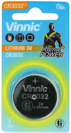 Vinnic Batterie Lithium für Uhren CR3032 3V 1Stück
