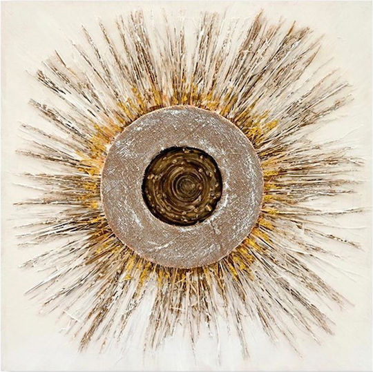 Tablou pe pânză Fylliana Fl0621 Bej-Maro 80x3x80cm