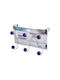 Door Hook 3 Slots Metallic