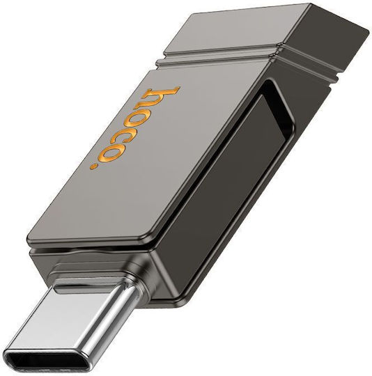 Hoco Pendrive 256GB USB 2.0 Stick με σύνδεση USB-A & USB-C