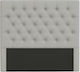 OneLife Wooden Bed Headboard Gray 90cm